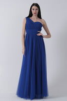 Saks Tek Omuz Yırtmaçlı Abiye 9705155.26 - 4