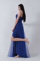 Saks Tek Omuz Yırtmaçlı Abiye 9705155.26 - 6