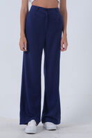 Saks Yüksek Bel Bol Paça Keten Pantolon 01020661.26 - 4