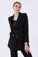 Siyah Blazer Ceket Pantolon İkili Takım 0106305.01 - 7