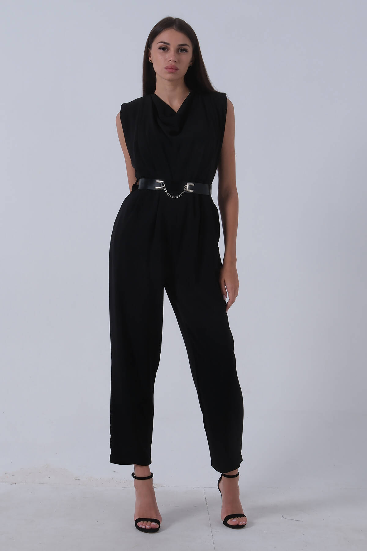 Siyah Degaje Yaka Tulum 4203453.01 - Ardanewline