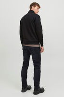 Siyah Jack & Jones Jjebradley Half Zip Erkek Sweatshirt 12250747 77724K12250747.01 - 3