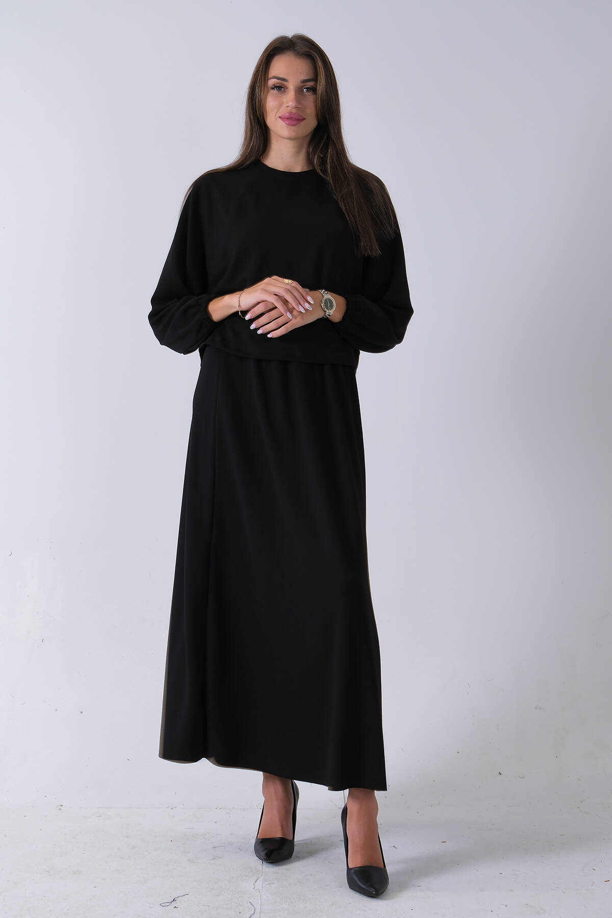 Siyah Önü Yarasakol Etekli Takım 31040702.01 - Ardanewline