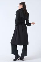 Siyah Su Geçirmez Slim Trençkot 0107128.01 - 6