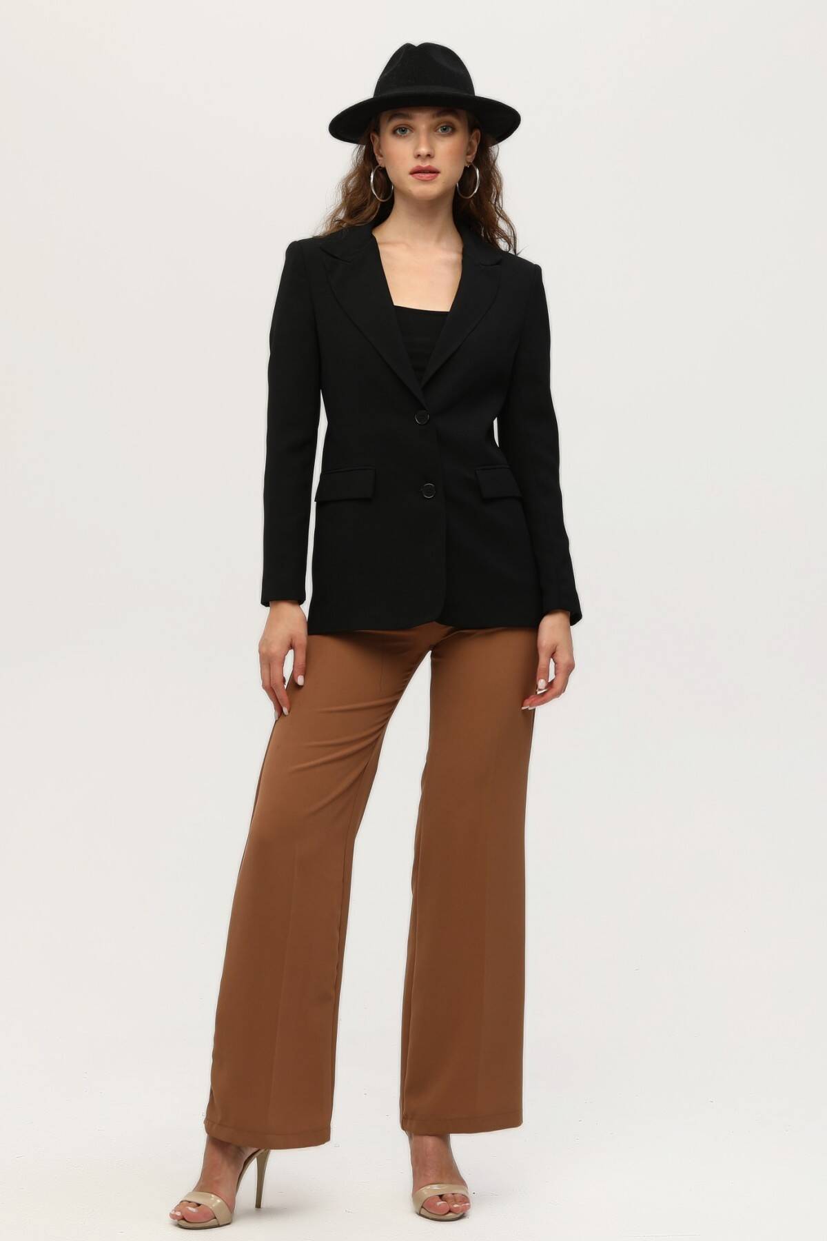 Siyah Vatkalı Astarlı Blazer Ceket 0105110.01 - Ardanewline (1)