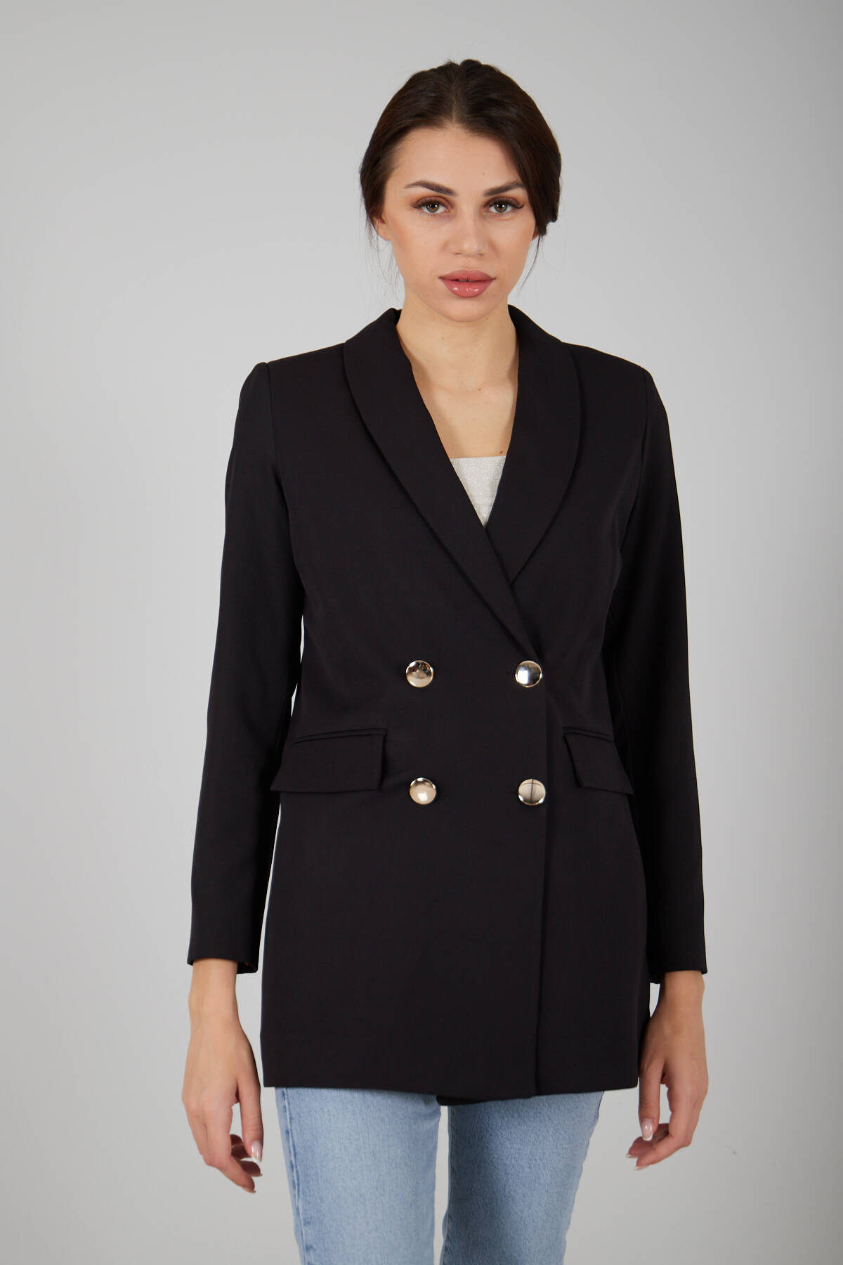 Siyah Vatkalı Astarlı Ceket 3971156.01 - Ardanewline