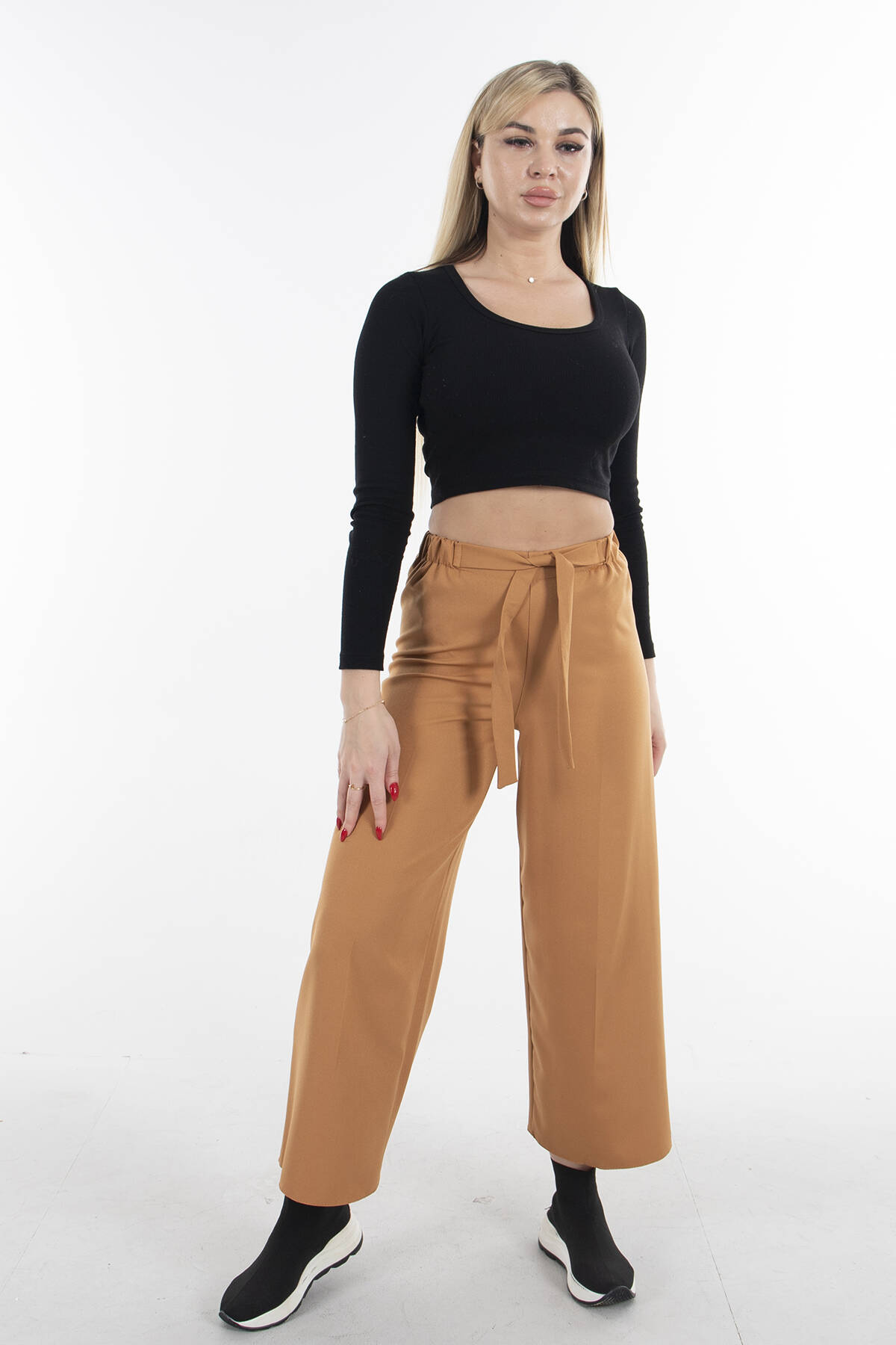 Taba Bol Paça Lastikli Pantolon 3101102.39 - Ardanewline