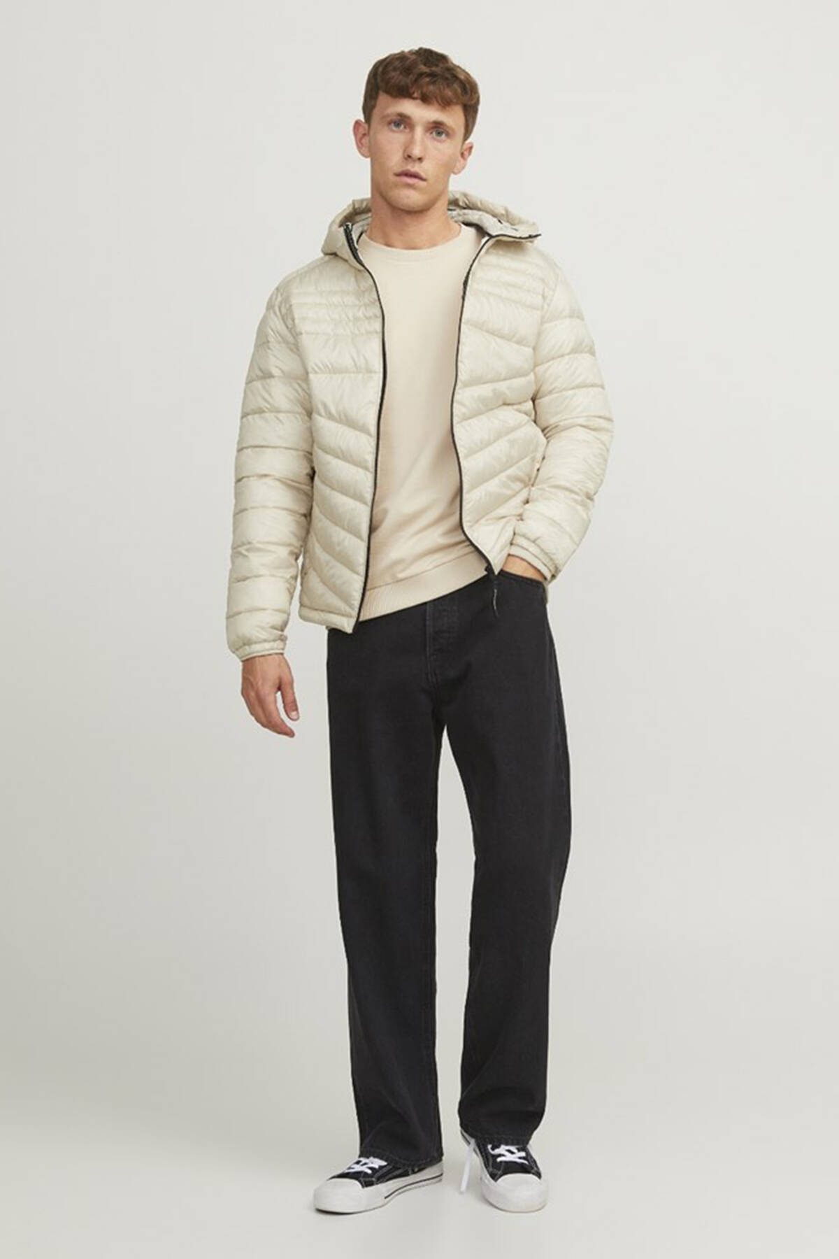 Taş Jack & Jones Erkek Şişme Puffer Kapüşonlu Mont 77724K12211785.50