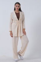Taş Keten Pantolonlu Takım 0106319.50 - 4