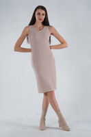 Taş Örme Kolsuz Triko Elbise 0104029.50 - 4