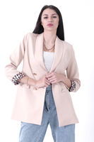 Taş Şal Yaka Leopar Astarlı Kruvaze Ceket 39711561.50 - 3