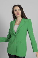 Yeşil Vatkalı Astarlı Blazer Ceket 0105110.07 - 1