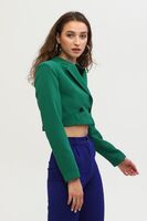 Zümrüt Astarlı Crop Blazer Ceket 0105118.123 - 7