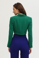 Zümrüt Astarlı Crop Blazer Ceket 0105118.123 - 8