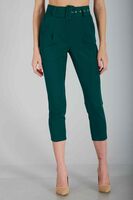 Zümrüt Geniş Kemerli Bilek Paça Klasik Pantolon 0303553.123 - 2
