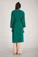 Zümrüt Krep Belden Kuşaklı Kimono 0107121.123 - 4